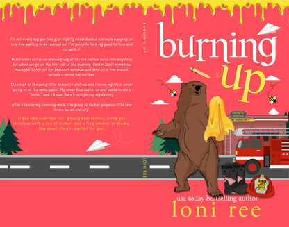 Burning Up Alternate Paperback Cover